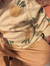 童泰（TONGTAI）嬰兒套裝春秋季純棉寶寶衣服兒童家居服內(nèi)衣上衣高腰褲子黃色90cm 曬單實(shí)拍圖