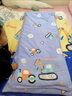 雅鹿夏季幼兒園被子六件套入園專(zhuān)用全棉寶寶純棉床品兒童午睡被褥三件 歡樂(lè )園-藍【親膚全棉】 六件套-2斤羽絲被 曬單實(shí)拍圖