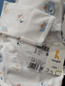 童泰新生兒半背衣嬰兒衣服純棉四季0-3月寶寶上衣滿(mǎn)月服2件裝 藍色 52 曬單實(shí)拍圖