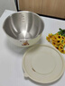 國風(fēng)不銹鋼打蛋盆304攪拌碗食品級蛋糕奶油加深烘焙專(zhuān)用工具打發(fā)盆 304小白熊打蛋盆+子母蓋22cm 曬單實(shí)拍圖