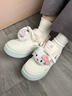 森馬歐若風(fēng)配裙可愛(ài)小白鞋女2025秋季新款休閑板鞋運動(dòng)鞋子女加絨棉鞋 米綠加絨【腳寬腳胖拍大一碼】 35 曬單實(shí)拍圖