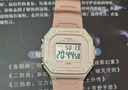 CASIO卡西歐時尚潮流復古小方表液晶顯示防水運動學生石英手表男女同款 W-218HC-4A2 曬單實拍圖