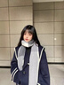 恒源祥羊毛混紡高檔格子圍巾女秋冬加厚保暖灰色外搭披肩兩用男士圍脖 灰色180*65 曬單實(shí)拍圖