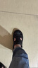 特步（XTEP）運動(dòng)拖鞋男士洞洞鞋男情侶涼拖鞋外穿厚底涼鞋男 A043 黑色 42-43 曬單實(shí)拍圖