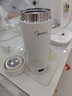 美的（Midea）電熱水杯加熱水壺保溫?zé)?350ml迷你便攜式旅行出差 國(guó)補(bǔ)智能恒溫 316L不銹鋼無(wú)異味MK-DB35X22 曬單實(shí)拍圖