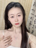 唯一（Winy）一克拉莫桑鉆紫藤花純銀項(xiàng)鏈女2025新款吊墜生日禮物送朋友首飾品 曬單實(shí)拍圖