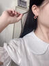 金店同款999純銀紅瑪瑙耳飾銀耳墜耳釘女?huà)寢尶钶p奢氣質(zhì)養(yǎng)耳洞 【莫桑鉆+瑪瑙】秘境花園禮盒 曬單實(shí)拍圖