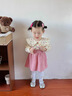 迪士尼寶寶女童秋裝連衣裙2024新款嬰兒裙子小女孩洋氣長(cháng)袖公主裙童裝背心裙 小花裙-黃色 80 曬單實(shí)拍圖