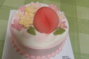 派悅坊白桃荔枝蝴蝶生日蛋糕動(dòng)物奶油送女友閨蜜甜品下午茶同城當天配送 曬單實(shí)拍圖