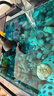 闊庭（KUOTING）魚缸水族箱生態(tài)桌面魚缸新款懶人魚缸過濾制氧一體黑色【特大號】 曬單實拍圖