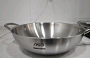 愛(ài)仕達(dá)（ASD）炒鍋炒菜鍋304不銹鋼無(wú)涂層家用炒鍋32cm燃?xì)怆姶艩t通用TV1332 曬單實(shí)拍圖