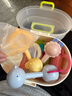babycare嬰幼兒手搖鈴玩具0-1歲新生兒趣味安撫牙膠玩具牙膠搖鈴艾格白 曬單實(shí)拍圖