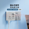 公牛（BULL）30W PD快充86型滑動可移動轉(zhuǎn)換插頭/插座/無線一轉(zhuǎn)四 多功能適用正/斜五孔 1C2A+4位總控開關(guān) 曬單實拍圖