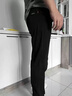 真維斯純黑色牛仔褲男2025春秋新款休閑百搭高端男士彈力寬松直筒褲子男 黑色 32 曬單實(shí)拍圖