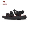 駱駝（CAMEL）【踏浪】運動(dòng)涼鞋男夏季男鞋防滑軟底沙灘鞋男魔術(shù)貼鞋子 X14B162027，黑色，男 42 曬單實(shí)拍圖