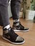 JordanAJ1RetroHighShadow影子百搭高幫復(fù)古籃球鞋男女同款黑灰2018年版 47.5 曬單實(shí)拍圖