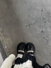 依思 Q（exull）黑色珍珠樂(lè )福鞋女2025秋冬爆款百搭英倫風(fēng)厚底小皮鞋女一腳蹬單鞋 黑色【琉璃珍珠款】 36 曬單實(shí)拍圖