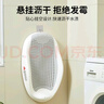日康（rikang）嬰兒浴床 洗澡神器寶寶躺托浴網(wǎng)架新生兒防滑軟膠躺板 X1027煙灰 曬單實(shí)拍圖