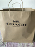蔻馳（COACH）【品牌直供】女士CITY33大號(hào)手提托特包 沙黃拼粉筆白 七夕禮物 曬單實(shí)拍圖