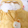 巴拉巴拉童裝嬰兒連體衣輕薄羽絨服寶寶衣服2025冬裝抱衣爬服男童女童萌趣 黃色雪人-白鴨絨 80 cm-充絨量41g 曬單實(shí)拍圖