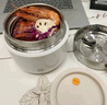京東京造?保溫飯盒?保溫桶上班族304不銹鋼小學(xué)生二層?1.2L?配勺 曬單實(shí)拍圖