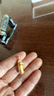 賽菲爾黃金吊墜足金招財吞金貔貅莫桑鉆掛墜生日禮物 單吊墜 約6.03克 曬單實(shí)拍圖