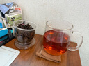 憶壺茶（YIHUTEA）泡茶杯茶水分離玻璃杯辦公室家用水杯男士茶杯玻璃高硼硅綠茶杯子 【加大加厚】500ML竹蓋玻璃杯 曬單實(shí)拍圖