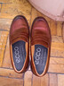 愛(ài)步（ECCO）*樂(lè )福鞋男 牛皮男士休閑皮鞋商務(wù)鞋一腳蹬皮鞋都市倫敦525654 HL 深棕紅52565401053 42 曬單實(shí)拍圖