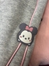 迪士尼兒童褲子秋冬女童衛(wèi)褲寶寶加絨厚休閑長(zhǎng)褲 91173淺灰加絨 130cm 曬單實(shí)拍圖