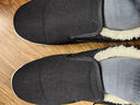 3514保暖羊毛布鞋老人鞋套腳款男士爸爸鞋冬季加厚棉鞋 黑色 44  曬單實(shí)拍圖