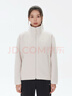 KOLON SPORT/可隆抓絨夾克 女子戶(hù)外運動(dòng)登山寬松保暖透氣冬外套 LKFJ4WN134-CR 米白 M 165/88A 曬單實(shí)拍圖