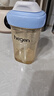 HEGEN海格恩兒童吸管杯蓋通用奶瓶杯子配件1-3歲直飲喝水杯蓋藍色 曬單實(shí)拍圖