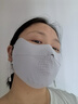 蕉下（beneunder）面膜防曬口罩騎行口罩女高顏值輕薄無(wú)痕防曬面罩護(hù)臉基尼藍(lán)煙灰 曬單實(shí)拍圖
