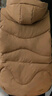 皮爾卡丹（pierre cardin）秋冬季新款女時(shí)尚感連帽羽絨棉服背心馬夾外套寬松百搭外穿棉馬甲 咖啡色 2XL 130-150斤 曬單實(shí)拍圖