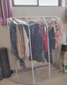 臥室落地式防塵罩晾衣架遮灰布罩西裝套大衣掛衣袋衣帽架簡(jiǎn)易蓋布 全透明 立體衣架罩【長(cháng)60*寬50*高150cm】 曬單實(shí)拍圖