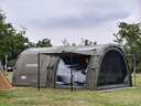 軍鑫科技鑫途野豬戶(hù)外露營(yíng)充氣帳篷便攜易搭建棉布帳篷過(guò)夜防雨B-07B模塊 鑫途B07軍綠色-B模塊 曬單實(shí)拍圖