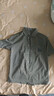 名創(chuàng  )優(yōu)品（MINISO）襯衫男款冰絲透氣古巴領(lǐng)襯衣夏季寬松潮流簡(jiǎn)約字母短袖 軍綠 L 曬單實(shí)拍圖
