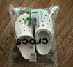 卡駱馳（CROCS）洞洞鞋貝雅卡駱班輕便耐磨一腳蹬休閑鞋|205089 冬日白/彩色-1LI 37 /38(230mm) 曬單實拍圖