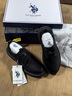 美國馬球協(xié)會(huì )（U.S.POLO ASSN.）保羅男鞋休閑皮鞋英倫風(fēng)男士商務(wù)正裝鞋黑色系帶鞋子男 曬單實(shí)拍圖