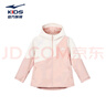 鴻星爾克（ERKE）童裝男女童外套兒童中大童防風(fēng)連帽風(fēng)衣【三防科技】沉靜粉170 曬單實(shí)拍圖