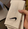 耐克（NIKE）男襪女襪 25新款訓(xùn)練透氣短中長襪快干休閑跑步健身運動nike襪子 熱推/簡約經(jīng)典白色/三雙裝/中襪 L/26-28厘米/42-46碼 曬單實拍圖