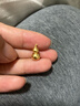 周大生黃金吊墜足金999葫蘆掛墜配頸繩古韻福祿吉祥福運送女友生日禮物 黃金葫蘆吊墜-【配頸繩,絨布袋包裝】 中版-5.02g 曬單實(shí)拍圖
