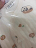 婧麒（JOYNCLEON）新生兒嬰兒衣服夾棉春秋滿(mǎn)月純棉初生寶寶秋裝連體衣早秋a類(lèi)秋季 樹(shù)葉熊 59cm 曬單實(shí)拍圖