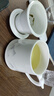 宅輕松 羊脂玉水墨茶杯陶瓷茶水分離過(guò)濾泡茶茶具中式帶蓋泡茶公道杯 曬單實(shí)拍圖
