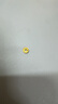 第一福黃金足金999小熊小熊甜甜圈小桃紅方塊餅干DIY配珠七夕轉(zhuǎn)運(yùn)珠手串 曲奇餅干 1g 曬單實(shí)拍圖