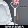大衛(wèi)馬桶疏通器高品質皮搋子廁所管道堵塞神器強力吸下水道工具吸盤H6 曬單實拍圖
