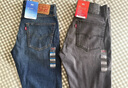 Levi's李維斯冬暖系列男士551Z直筒寬松休閑懷舊復古保暖牛仔褲 黑色 31 (32) 曬單實(shí)拍圖
