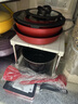 特福（Tefal）鍋具套裝百變鍋可拆卸煎炒鍋有鈦不粘鍋六件套千葉玫瑰紅 曬單實拍圖