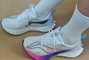 李寧赤兔8 PRO 跑步鞋男鞋25新款透氣網(wǎng)面beng輕彈中考體測跳繩運動(dòng)鞋 標準白-1 41 曬單實(shí)拍圖