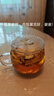 圣朗尼（SHENGLANGNI） 帶把玻璃杯加厚耐熱帶蓋過(guò)濾花茶杯女辦公室水杯茶水分離泡茶 曬單實(shí)拍圖